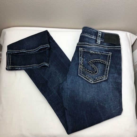 Silver Jeans Co. Cotton Blend Blue Wash MidRise Straight Leg Jeans W30 / L30 - Picture 16 of 16